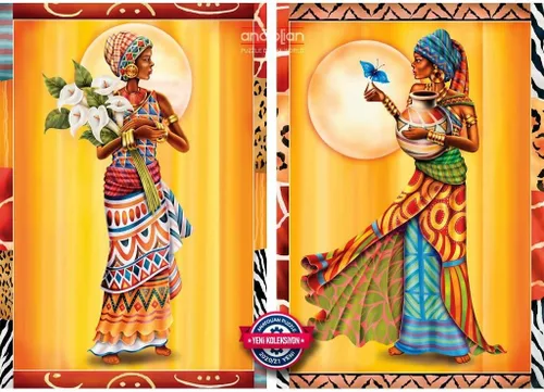 Miniatura 3 de Anatolian Puzzle - Damas africanas 2 x 500 piezas Jigsaw Puzzle # 3619