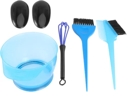 Miniatura 10 de LALAFINA Cepillo de color de pelo aplicador de color de cabello cepillo cubre los oídos para tinte de cabello cepillo de color de cabello y juego