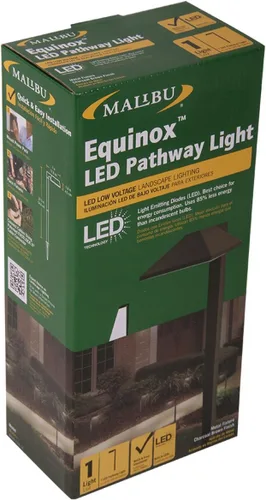 Miniatura 7 de Malibu Lighting 8409210101 Malibu - Iluminación de paisaje, 0.6 W, equinoccio de bajo voltaje, luz LED para camino, color marrón carbón