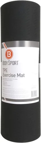 Miniatura 7 de BodySport TPE Exercise Mat for Men and Women – Workout Mat – Perfect for Gyms and Fitness Training – ½ in. Thick, Black