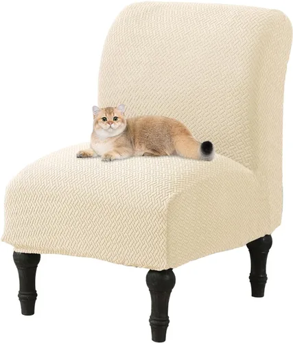 Miniatura 22 de JIAN YA NA Funda para Silla de Acento sin Brazos, Funda Elástica para Silla sin Brazos de Spandex, Fundas para Sillas sin Brazos, Funda para Silla