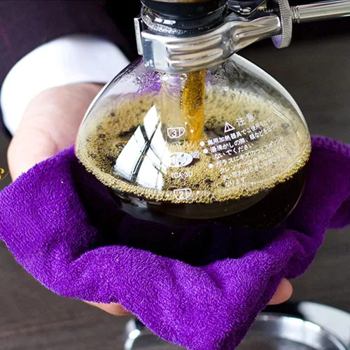 Miniatura 4 de Juego de 3 tazas de sifón para café, hervidor al vacío, con filtro, sifón, tetera, resistente al calor, para el hogar