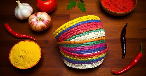 Miniatura 6 de Jacq & Jürgen - Cestas de palma tejidas a mano, paquete de 3 unidades, multicolor, paquete de tamaño mediano, tortillero mexicano tradicional