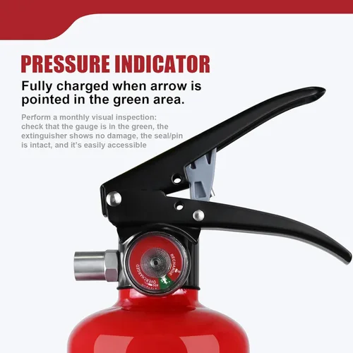 Miniatura 7 de ABC - Extintor de incendios para el hogar, 2.2 libras, extintor de polvo seco, clasificación 1A: 10-B:C, certificado para automóvil, casa, cocina