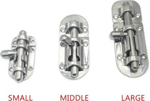 Miniatura 4 de Marine - Perno de acero inoxidable 316 resistente de 4-3/8 pulgadas para ventana de barco marino, puerta, escotilla, gabinete
