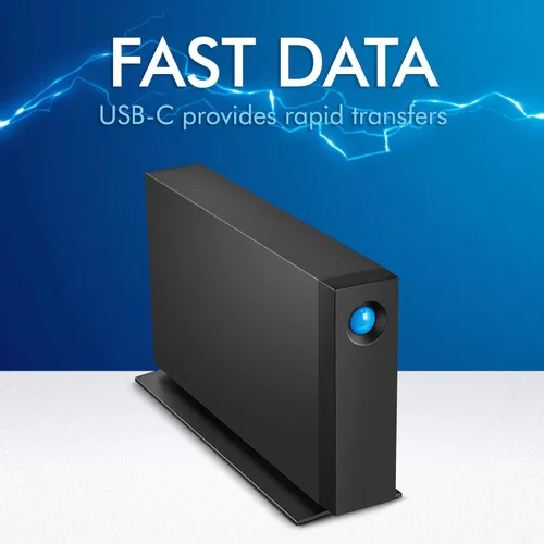 Miniatura 3 de LaCie - STHA4000800 d2 Disco duro externo profesional de 4 TB HDD de escritorio - USB-C USB 3.0 7200 RPM unidades de clase empresarial, 5 años