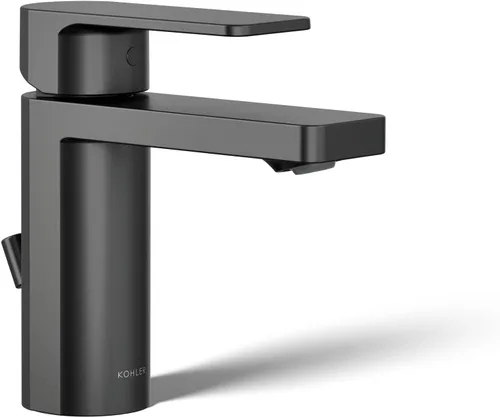 Miniatura 18 de Kohler 23472-4-BN Parallel® - Grifo para lavabo de baño con mango único, 1.2 gpm, níquel cepillado vibrante