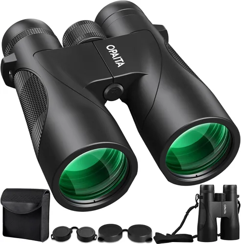 HD - Binoculares de alta potencia de 15 x 52 pulgadas para adultos, binoculares profesionales de observación de aves con prisma BAK4 y lente FMC