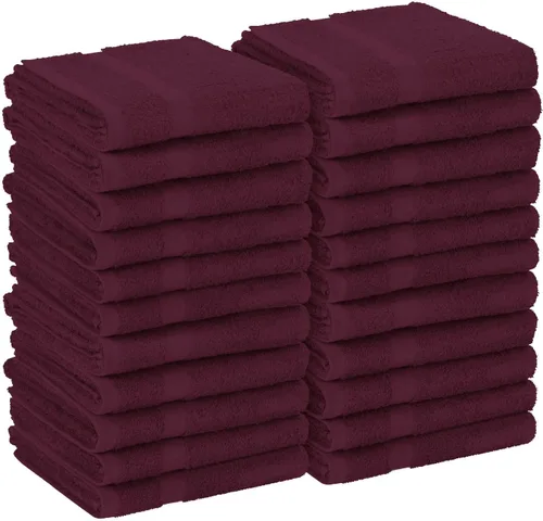 Miniatura 22 de Utopia Towels, Paquete de 24 toallas de salón, no a prueba de blanqueador, 16 x 27 pulgadas, toallas de algodón altamente absorbentes para manos