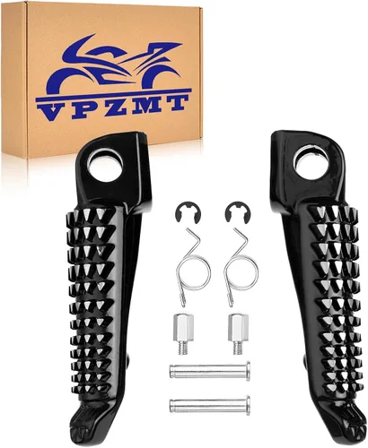 Miniatura 9 de estribos de pie traseros para Kawasaki ZX-6R ZX-9R ZX10R ZX12R ZX636 EX650 650R KLE650 Versys ER6N Z750/Z750S Z1000 Z1000SX ZZR1200 GTR1400 ZZR1400