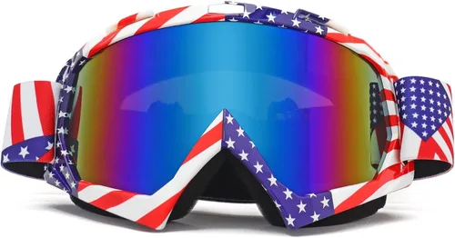 Miniatura 12 de AVV Gafas de motocicleta para hombres y mujeres – Gafas de motocross ATV resistentes al viento, gafas anti UV todoterreno para montar MTB Motocross