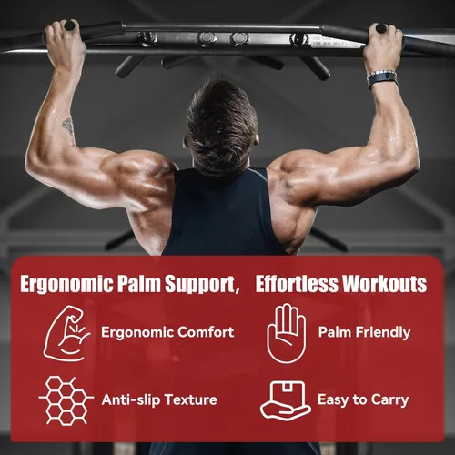 Miniatura 3 de Guantes de entrenamiento antideslizantes Huafa, guantes de gimnasio para levantamiento de pesas, almohadillas ergonómicas para levantamiento