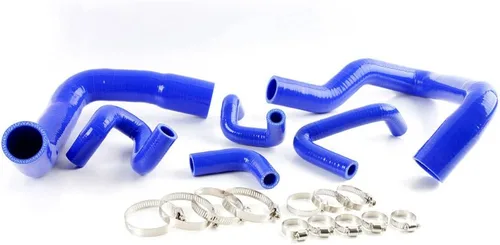 G-PLUS Kit de manguera de refrigerante de silicona para radiador con abrazaderas compatible con Ford Mustang V8/V6 MT 1979-1983/Mustang GT LX Cobra