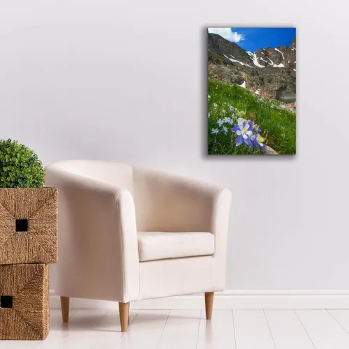 Miniatura 7 de Epic Graffiti 'Alpine Columbine - Parque Nacional de las Montañas Rocosas' por Darren White, arte de pared giclée, 18 x 26 pulgadas