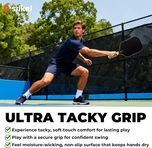 Miniatura 4 de Overgrip de paleta de pickleball – Cinta de agarre de pickleball ultra adherente, absorbente y antideslizante, suave al tacto y duradera