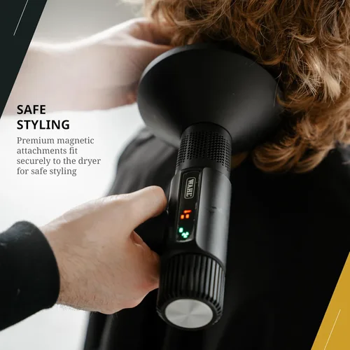 Miniatura 6 de Wahl Professional Vanquish - Secador de pelo, flujo de aire controlado, motor SmoothTone, 4 ajustes de calor y 3 velocidades, función de limpieza
