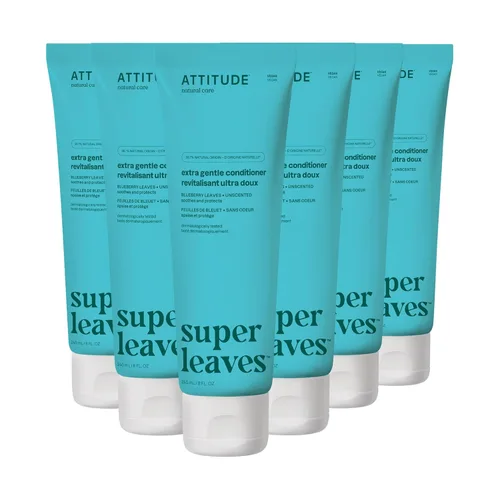 Miniatura 9 de ATTITUDE Acondicionador para cabello extra suave, alivia el cuero cabelludo seco, ingredientes derivados naturalmente, desenredante vegano, probado