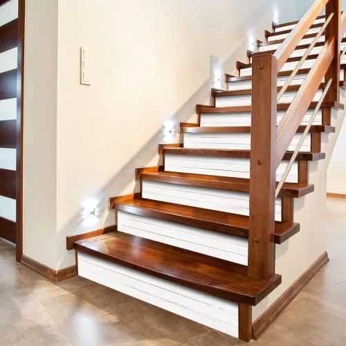 Miniatura 7 de funlife 13 Piezas Pegatinas de Escalera de PVC Estilo Granja, Calcomanías de Escalera Despegar y Pegar, Pegatinas Autoadhesivas Impermeables
