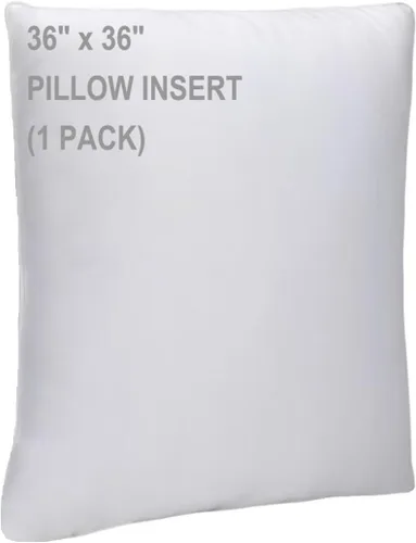 Miniatura 19 de WINGLAM, Rellenos de almohada, almohadas decorativas, relleno de funda, blanco, paquete de 2, 22 x 22 pulgadas, hipoalergénico, poliéster, ultra