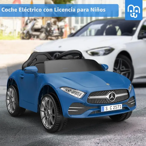Miniatura 4 de MINIATURE MOTORS - Auto eléctrico con licencia de 12 V con control remoto, automóvil para niños con Bluetooth, reproductor de música USB, velocidad
