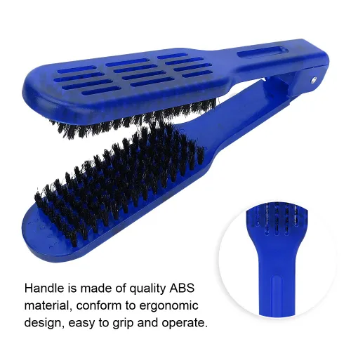Miniatura 3 de ZJchao Cepillo para el pelo, cepillo de doble cara, alisador de pelo, alisador antiestático, peine para mujeres y hombres, adecuado para el hogar