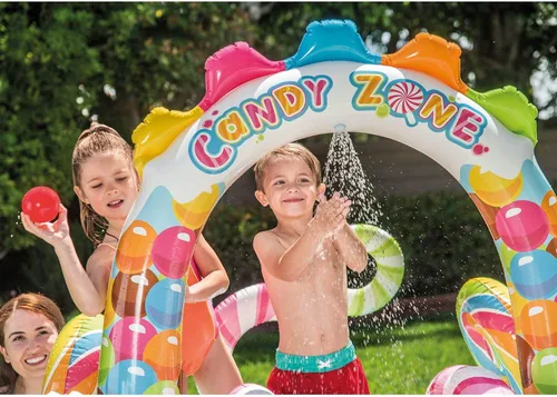 Miniatura 7 de Intex Candy Zone - Piscina inflable, 116 x 75 x 51 pulgadas, para mayores de 2 años, color azul 2-Multicolor
