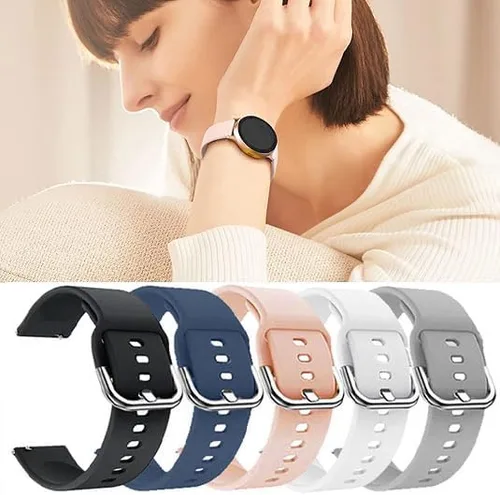 Miniatura 5 de AR-01 - Correas de reloj inteligente, correas ajustables de silicona suave compatibles con Fitpolo AR-01, Aeac AR-01 Smartwatch (paquete de 5)