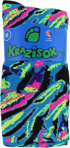Miniatura 2 de TCK Krazisox Neon Kaleidoscope Socks
