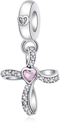 Miniatura 285 de Dije de girasol con diseño de estrella y luna y elefante para pulsera, collar de plata de ley 925, dijes de corazón de amor para mujer, regalo