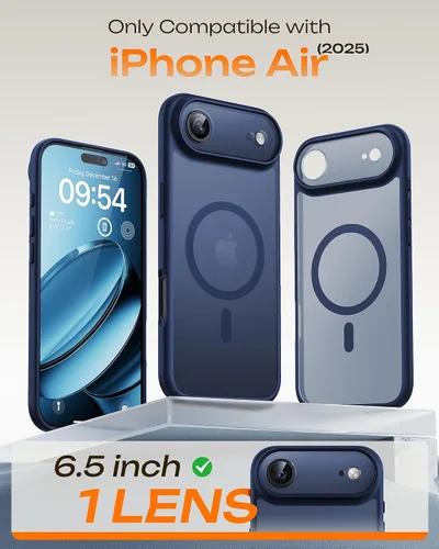 Miniatura 477 de TOCOL Funda para iPhone 11, compatible con Magsafe, protección completa de cámara, imanes integrados, protección contra caídas, funda translúcida