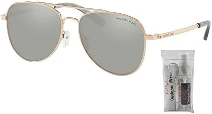 Miniatura 2 de Michael Kors MK1045 SAN DIEGO Aviator Sunglasses For Women BUNDLE With Designer iWear Complimentary Eyewear Kit