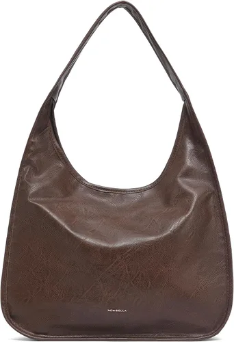 Miniatura 30 de NEWBELLA Bolso Hobo para mujer - Bolso de hombro y bandolera de cuero sintético, bolso de mano espacioso para el trabajo y uso diario