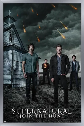 Miniatura 11 de Trends International Supernatural - Póster de pared de iglesia, 22.4 pulgadas de largo x 14.7 pulgadas, versión enmarcada en madera de granero