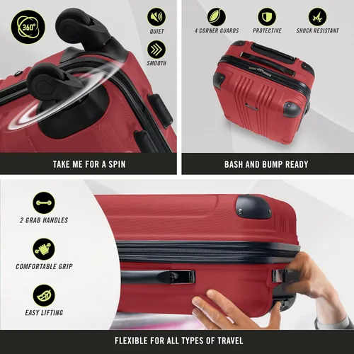 Miniatura 77 de Kenneth Cole Reaction Out Of Bounds - Equipaje de transporte vertical, Carbón), 5705058