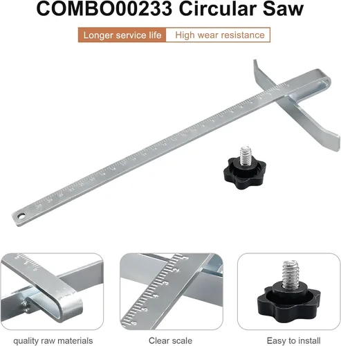 Miniatura 5 de DW3278 Valla de sierra circular Rip Fence Reemplazar para DCS570B, DCS570P1, DCS575T2-AR