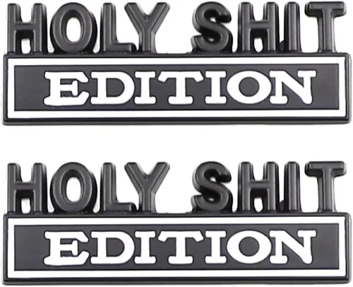 Miniatura 107 de Fuck IT Edition, emblema para el lado del coche, parte trasera, capó, puerta del maletero, 3D, para F 150, F250, F350, Silverdo, 1500, 2500, Sierra