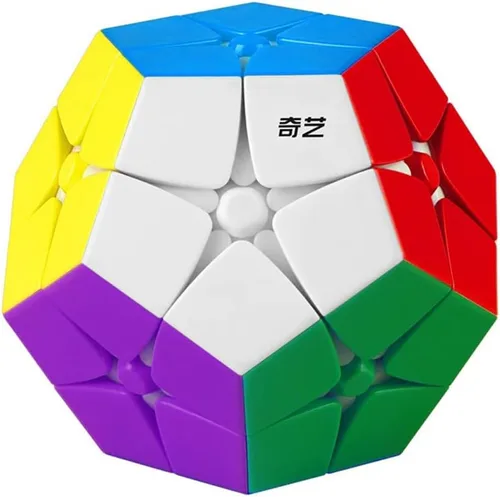 Miniatura 5 de Willking Qiyi Megaminx Cubo esculpido sin calcomanías 3x3 Pentagonal Dodecaedro Speed Cube Puzzle Toy (versión Qiheng S)