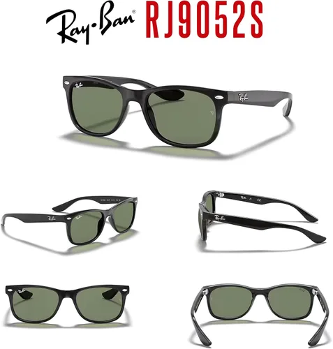 Miniatura 7 de Ray-Ban Junior XS New Wayfarer RJ9052S - Lentes de sol cuadrados para niños y niñas pequeños + paquete con kit DIW