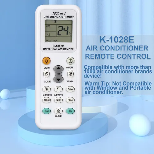 Miniatura 2 de K-1028E Control remoto universal de aire acondicionado para LG, Midea, Fujitsu, Panasonic, Samsung Air Condition, 1000 en 1 controlador de A/C