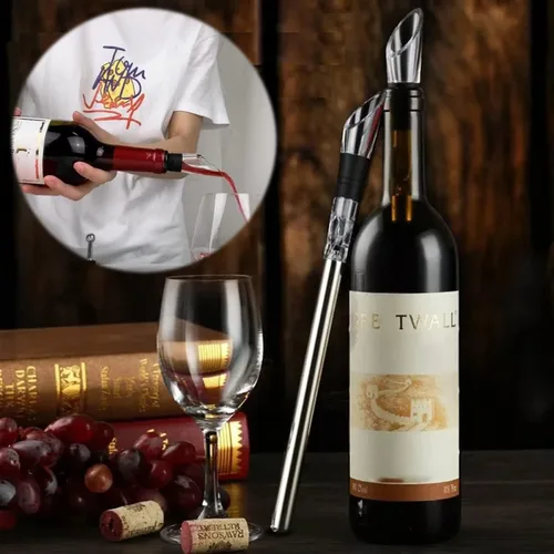 Miniatura 4 de Enfriador de vino pequeño enfriador de vino 3 en 1 de acero inoxidable enfriador de botellas de vino enfriadores de vino sin hielo para botellas