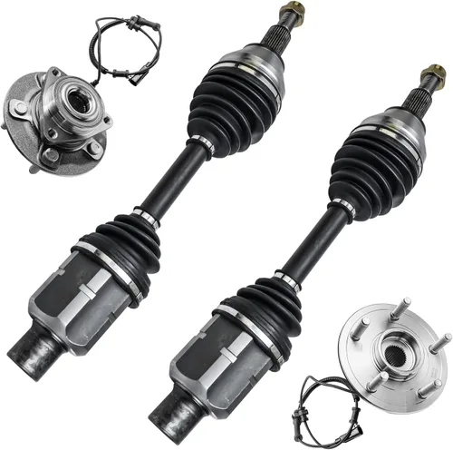 Miniatura 70 de Detroit Axle - Kit de extremo delantero RWD para Chrysler 300 Dodge Challenger Charger Upper Lower Control Arms rótulas de rodamiento de rueda Bujes