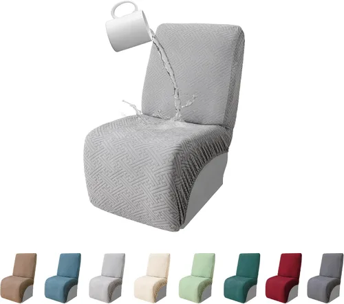 Miniatura 67 de Fundas de sofá reclinable seccional 100% impermeables para sofá reclinable en forma de L, funda de sofá modular de esquina en forma de L, fundas