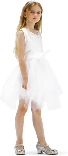 Miniatura 6 de K KomForme Mary Jane - Zapatos de vestir para niña, con purpurina de 1.5 pulgadas, tacón bajo, para boda, fiesta, princesa, zapatos para niños