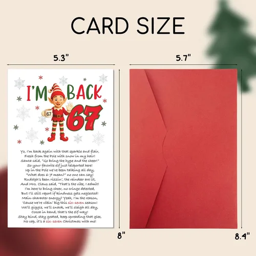 Miniatura 4 de 67 Meme - Divertida tarjeta de Navidad para hijo, hija, sobrino, sobrino, nieto, nieto, hermano y hermana, Gen Alpha Meme Skibidi Rizz, tarjetas