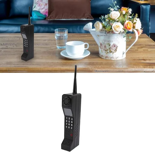Miniatura 4 de Modelo de teléfono móvil de ladrillo, accesorio de teléfono de ladrillo retro de hierro, adorno de teléfono celular de ladrillo retro
