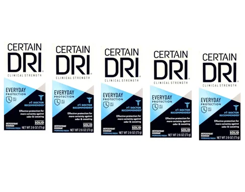 Miniatura 6 de Certain Dri Everyday Strength - Antitranspirante/desodorante clínico Morning Fresh Solid, 2.6 onzas, paquete de 3