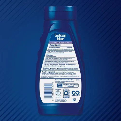 Miniatura 2 de Selsun Blue Champú y acondicionador anticaspa 2 en 1, tratamiento 2 en 1 de máxima resistencia con sulfuro de selenio, 11 onzas líquidas