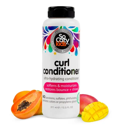 SoCozy - Boing Curl - Acondicionador Sweet-Crème para niños, sin frizz o alboroto, rizos bien hechos, 10,5 onzas de fluido