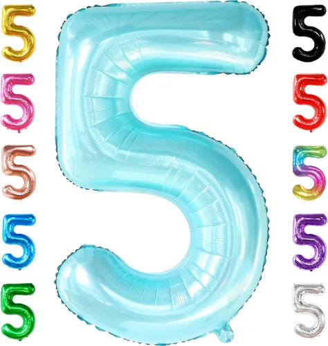Miniatura 39 de Globo gigante plateado del número 0 de 40 pulgadas – Globo Mylar del número 0 Globo plateado 0 para decoraciones de fiesta Globo plateado