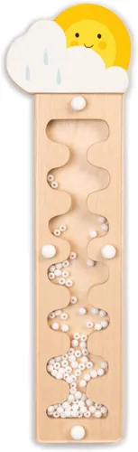 Tender Leaf Toys - Rainmaker - Juguete portátil para hacer sonido de lluvia, instrumentos musicales de educación temprana para bebés y niños,